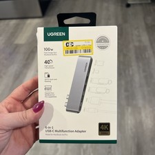 UGREEN 6-in-2 USB-C Hub for MacBook Pro/Air, 4K HDMI, USB 3.0, SD/TF Reader picture