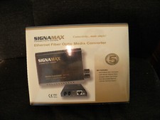 New Sealed SIGNAMAX 065-1164 Ethernet Fiber Optic Media Converter 10 BaseT to FL picture