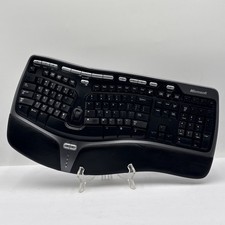 Microsoft Natural Ergonomic Keyboard 4000 v1.0 Model 1048 KU-0462 Wired USB-USED picture