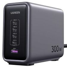 Ugreen 300W Nexode 5 Port GaN III USB Type C PD 3.1 Fast Charger Laptop Charging picture