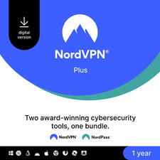 NordVPN Plus, 1-Year, VPN & Password Manager Software Bundle, Digital Code picture