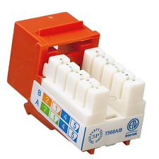  Ethernet Cat6 Jack Orange Available UL Listed Cat6 - 25 Pack  picture