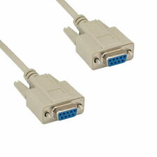 Kentek 6 ft DB9 Serial Cable Extension Female to Female RS-232 Straight Through picture