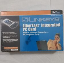 Linksys EtherFast 10/100 Integrated PC Network Card PCM100 Ver. 2 Factory Sealed picture