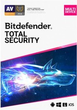 Bitdefender Total Security 2026 - 3 Device 1 Yr Win Mac iOS Android Same Day Key picture