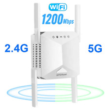 NEW NetFu WiFi Repeater Access Point - 1200Mbps Range Extender Wireless Booster picture