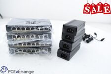LOT of 4 Netgear GS308P 8Port Gigabit Ethernet Switch w 4Port PoE & 4 AC Adapter picture