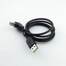 1x USB 2.0 Printer A Male to B Male Plug Up Angle 90 Degree Scanner Cable Black picture