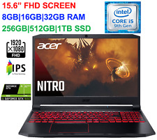 2020 Acer Nitro 5 15.6'' FHD Gaming Laptop Intel i5 GTX 1650,32GB RAM&1TB SSD picture