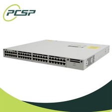 Cisco Catalyst C9300-48P-A 48 Port PoE+ Switch 2x 715W PSUs Net Mod Blank 3x Fan picture