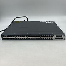 WS-C3560X-48PF-S V06 Cisco 3560X 48-Port PoE Gigabit Switch W/ 1x C3KX-NM-1G picture