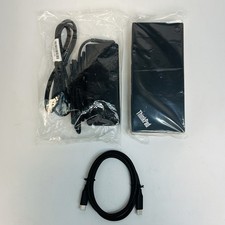 Lenovo ThinkPad Universal USB-C Dock - 40AY0090 - Black - *NEW DAMAGED BOX* picture
