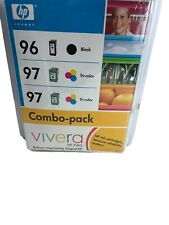 HP Invent Vivera Combo-Pack 96 Black & *ONE 97 Tri-Color  (Open Box, 1 Missing) picture