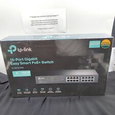 TP-LINK 16-Port Gigabit Easy Smart PoE Switch with 8-Port PoE+.FREE FAST SHIP. picture