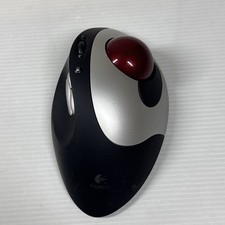 Logitech T-RB22 Cordless Optical TrackMan Mouse No Receiver Not Tested Untested picture