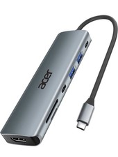 Acer Usb C Hub 7 In 1 Multi-Port Adapter For Laptop/Mac Type C Devices Odk360 picture