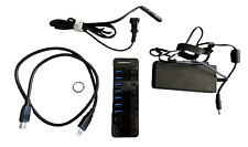 Sabrent 60W 10 Port USB 3.0 Hub Includes 3 Smart Charging Ports HB-B7C3 picture
