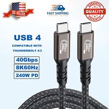 USB 4.0 Data Cable 8K Display 240W Charging 40Gbps Compatible Thunderbolt 4/3 picture