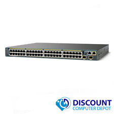 Cisco Catalyst WS-C2960S-48FPD-L 48-Port PoE+ Switch With One Year Warranty picture