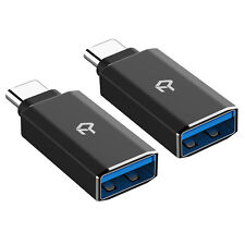 Rankie 2-Pack USB C Adapter Hi-speed USB Type C to USB-A 3.0 Black picture