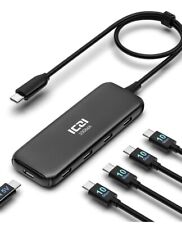 USB 3.0 Hub, 5-Port USB Hub 3.0 Ultra-Slim Data USB Hub with 4ft Extended Cab... picture