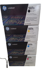 NEW Genuine HP 507A 507X Set of 4 New Sealed Toner Cartridges picture
