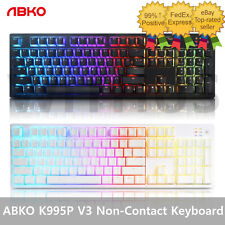 ABKO Hacker K995P V3 45g Capacitance Non-Contact Switch Waterproof Keyboard picture