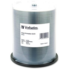 Verbatim 95256 CD-R Disc, 700MB, 40x, Silver picture