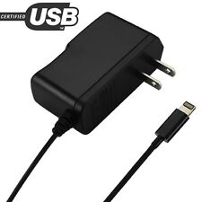 USB Travel Wall Charger Adapter 1A Built In Cable iPhone 11 Pro Max X 8 7 Black picture