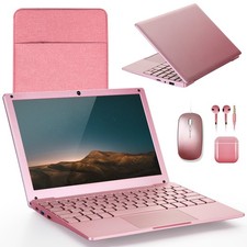 NEW 10'' Mini Laptop Windows 11 Notebook 8GB 128GB Intel Celeron Quad-Core WiFi picture
