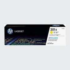 New Open Box HP 201X High Yield Yellow Original LaserJet Toner Cartridge, CF402X picture