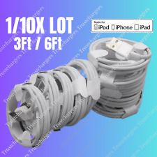 1/10X Lot Fast USB Charger Cable For Apple iPhone 11 8 7 6 5 XR SE Charging Cord picture