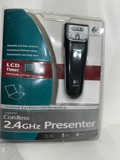 Logitech Cordless 2.4GHz Presenter LCD Timer 931307-0403 New Sealed Vintage 2004 picture