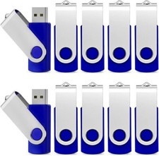 Kootion lOT USB 2.0 10PCS Metal Flash Drive 2GB 4GB 8GB 16GB 32GB 64G Multicolor picture