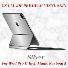 RT.SKINS Silver Full Body Skin for Apple iPad  Pro 11 inch Magic Keyboard picture
