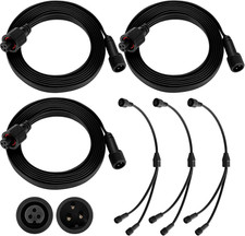 6 Pcs Extension Cable Compatible with Govee, 16 Ft, Black picture