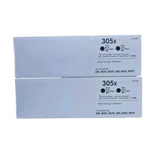 ​Genuine HP 305X Black Toner Cartridge CE410XD 2-Pack High Yield New Sealed picture