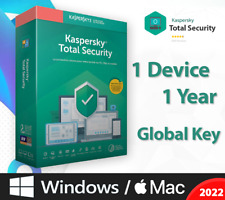 Kaspersky Total Security 1 Device 1 Year - 2022 For Mac & PC picture