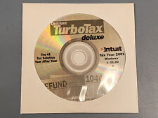 Intuit Quicken TurboTax Deluxe 2001 Software Installation CD - Win CD-ROM v1.00 picture