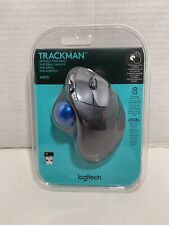 Logitech M570 Wireless Trackball Mouse Ergonomic Design - New - Factory Sealed picture