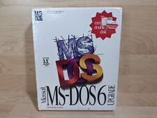 NEW Microsoft MS-DOS 6 Operating System Upgrade - Sealed 6.0 3.5