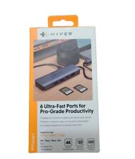 Hyper - HyperDrive Next 6 Port USB-C Hub- MacBook/PC - HD4002GL - Midnight Blue picture