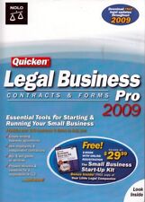 Quicken LEGAL BUSINESS PRO 2009 Contracts & Forms - Tools for Small Business picture