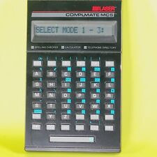 LASER Compumate MC5 Spell Check, Calculator & Phone Directory (1989)~L.N./Rare picture
