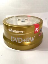 NEW Memorex DVD+RW 4.7GB 4x 120 Minutes 25 Pack Spindle picture