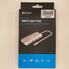 Inland USB 3.1 (Gen 1 Type-C) Aluminium Hub with Power (1-USB + 2-HDMI + 1-VGA) picture