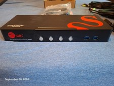 SIIG 4-Port HDMI 4K HDR Smart Console KVM Switch w USB 3.0 and Multimedia Port picture