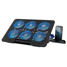 11-17inch Laptop Cooling Pad with 6 Quiet Fans, 6 Height/ Wind Speed Adjustable picture