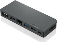NOB Lenovo Wired Powered USB-C RJ-45 HDMI VGA Travel Notebook Hub - 4X90S92381 picture