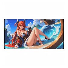 Pirate Princess Anime Girl Gaming Desk Mat picture